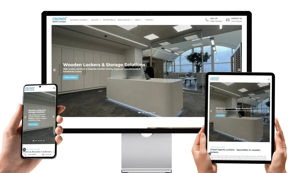 Gallery - Crown Sports Lockers - Web Design and SEO Company Limited