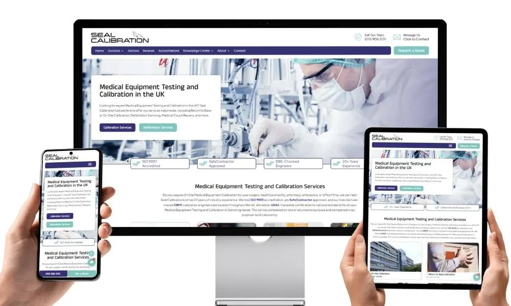 Gallery - Seal Calibration - Web Design and SEO Company Limited