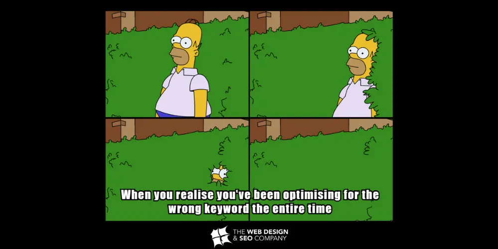 April 2025 Round Up - Optimising for the wrong keyword meme- Web Design and SEO Company Limited