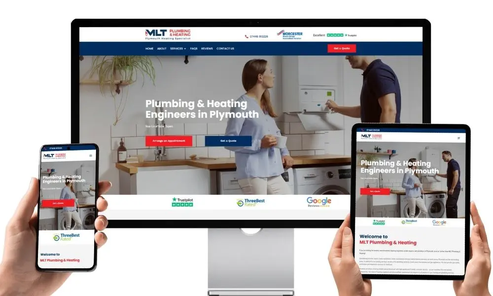 Web Design for Plumbers - MLT Trilogy Image - Web Design and SEO Company Limited Web Design for Plumbers - MLT Trilogy Image - Web Design and SEO Company Limited