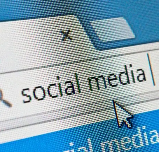 Social Media Training - Close Up of Social Media in Search Bar - Web Design and SEO Company Limited