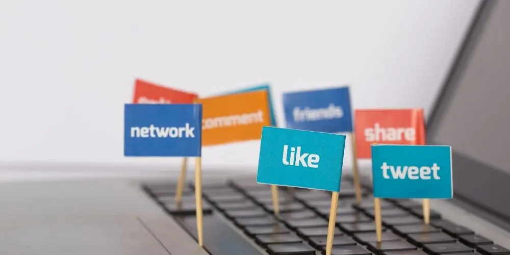 Social Media Training - Social Media Flags on Keyboard - Web Design and SEO Company Limited