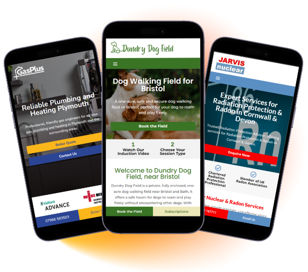 Website Design for Small Businesses - Example Websites - Web Design and SEO Company Limited