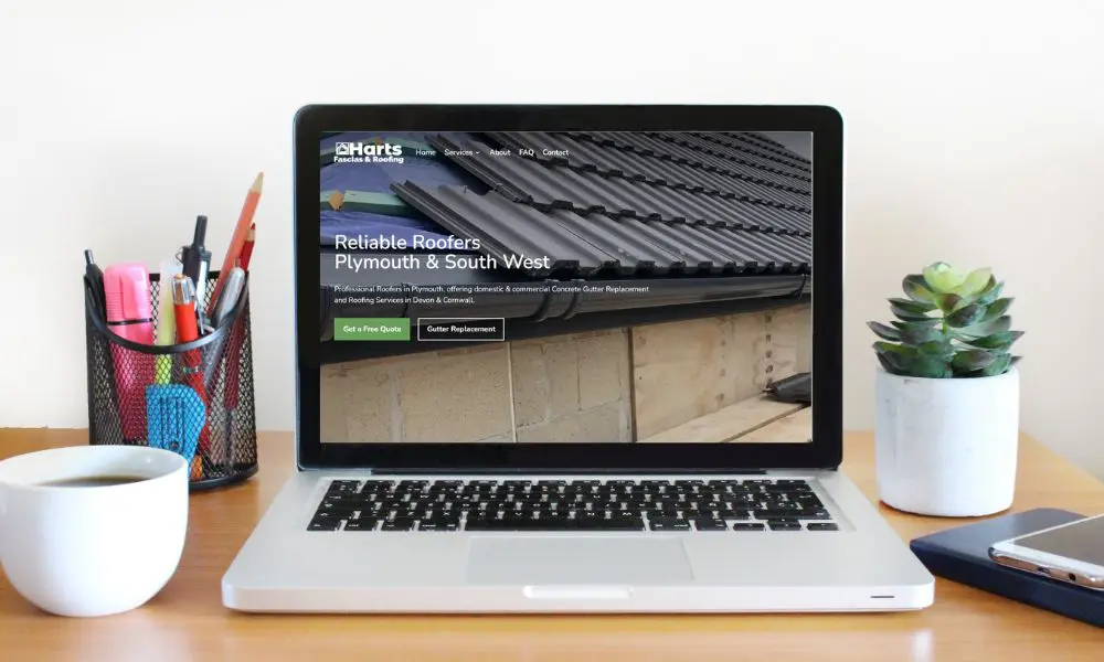 68 quote requests in 6 months: How Harts Fascias are thriving with web design for trades