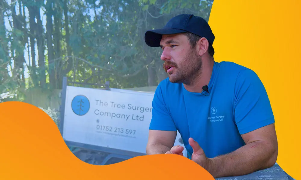 Client testimonial featuring Dan Woods of The Tree Surgery Company