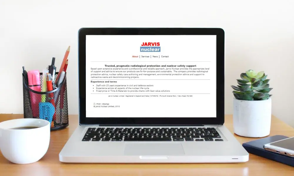 Jarvis Nuclear Web Design and SEO - Old Website - Web Design and SEO Company Limited