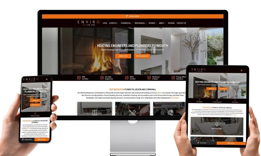 Web Design for Plumbers - Envirogas Site - Web Design and SEO Company Limited Web Design for Plumbers - Envirogas Site - Web Design and SEO Company Limited