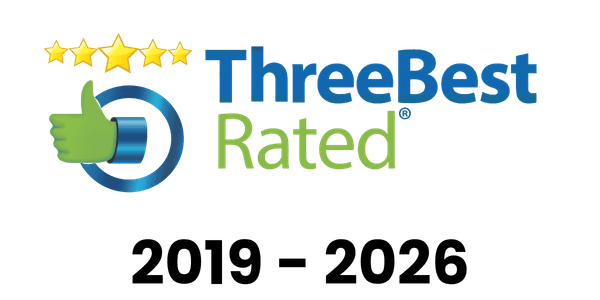 Three Best Rated website designers award, 2019 to 2026